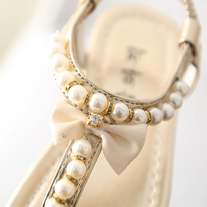 Летняя детская обувь сандалии новинка с бантом для девочек малышей модная