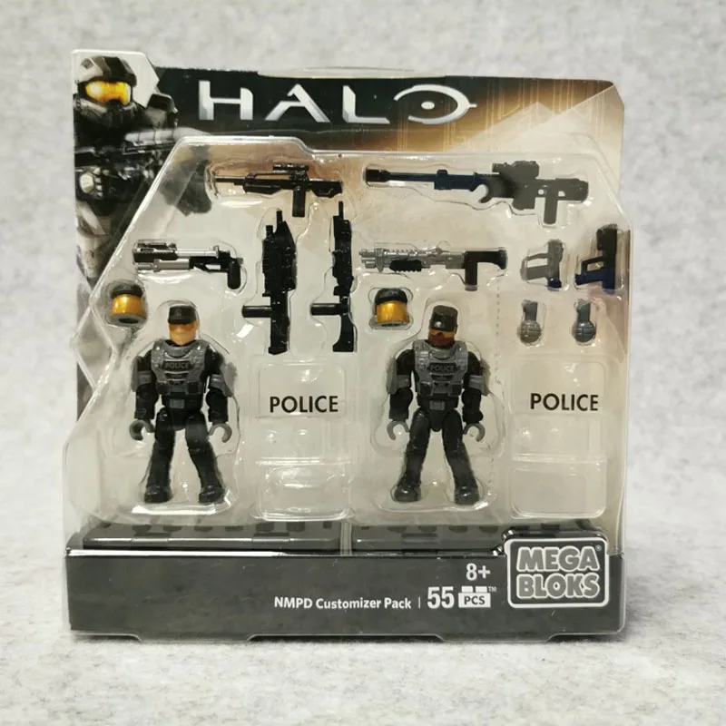 MEGA BLOKS MGM Jiabao HALO Halo Spartan Marine Elite Spitfire Оружие Двойной солдат детские игрушки