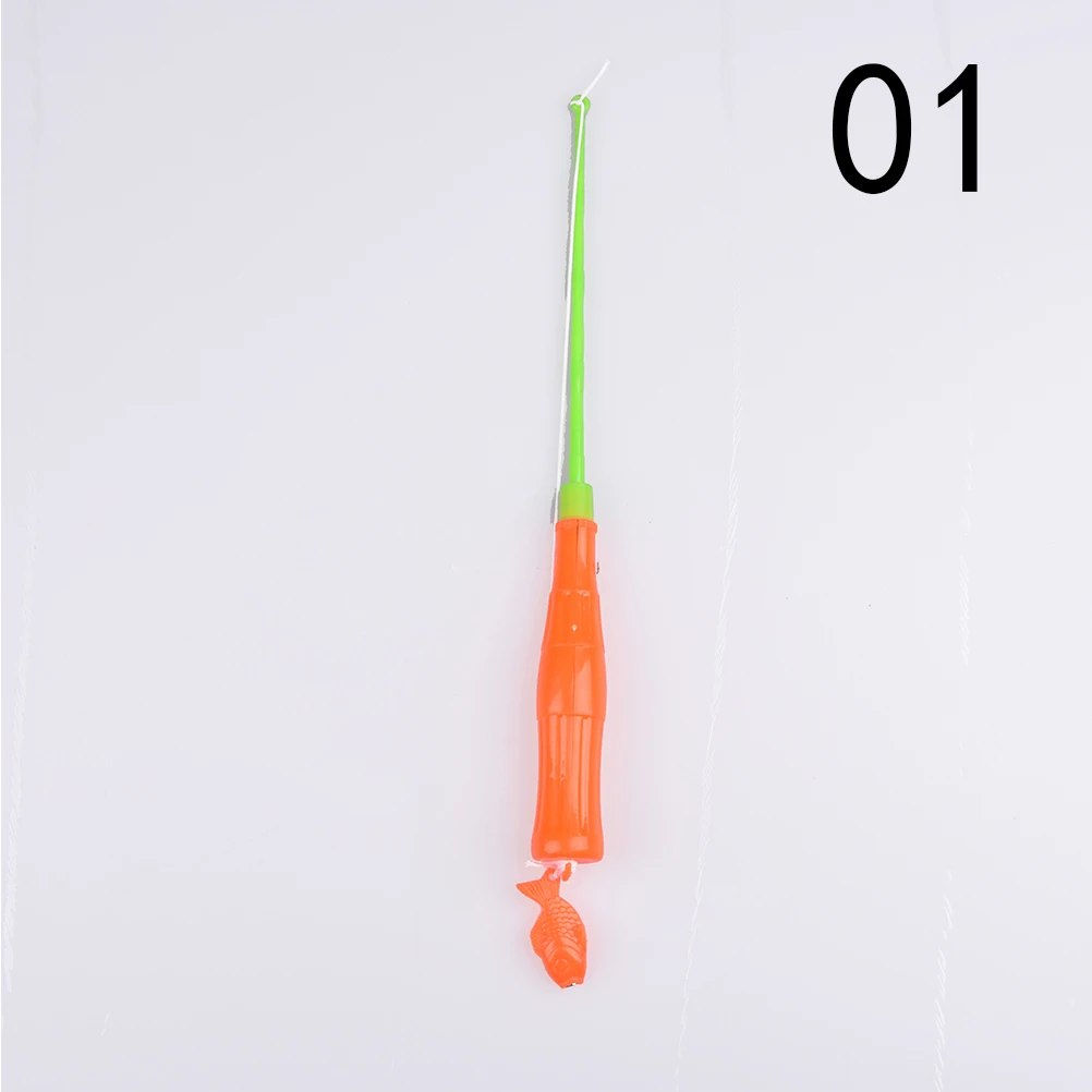 Ca&ntilde;a de pescar magn&eacute;tica para beb&eacute; y ni&ntilde;o, juguete educativo de pl&aacute;stico, juego divertido, regalo, 1 Uds.-2