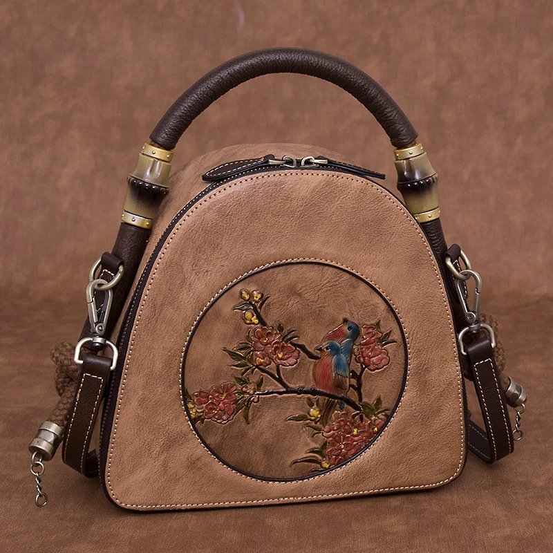 

Bag women's 2021 new cowhide messenger bag soft leather portable single shoulder bag leather women's bag women's killer bag