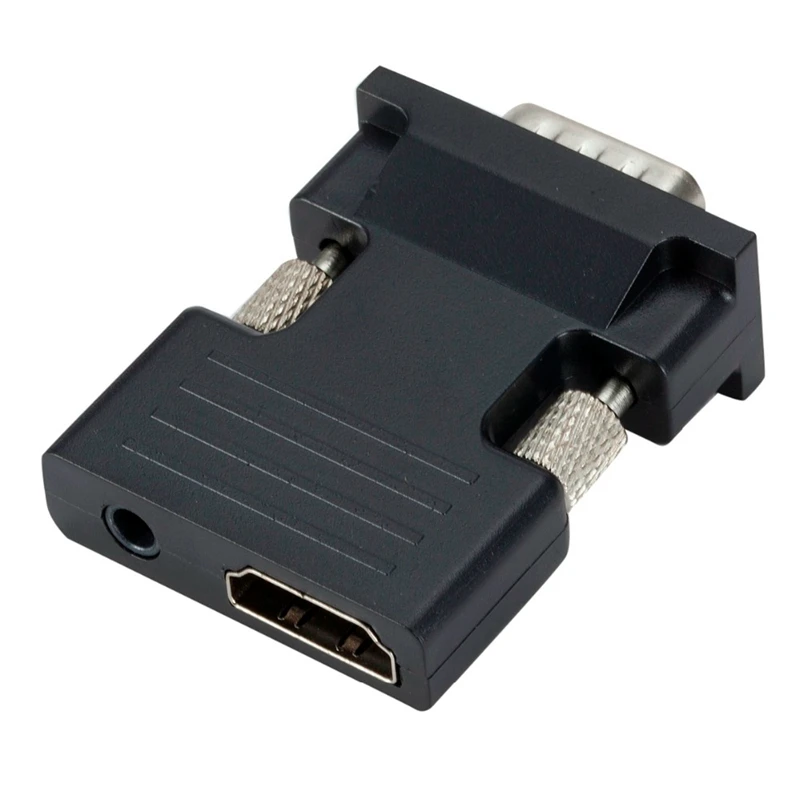 HDMI Женский в VGA конвертер с аудио адаптером поддерживает выход сигнала 1080P|Кабели