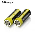 Аккумулятор 26650 6500 мА  ч, литий-ионный аккумулятор 3,7 в, 6500 мА  ч, 26650, перезаряжаемый аккумулятор 26650, подходит для фонарика