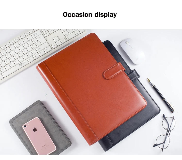 Папка для документов A4 с 4 кольцами органайзер из искусственной кожи папка |