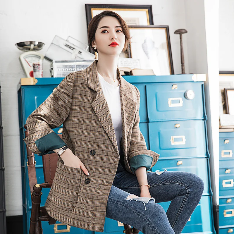 Check Pack Loose Jacket Woman Blower 2019 Retrieve Rooster Tops Female Outfielder |