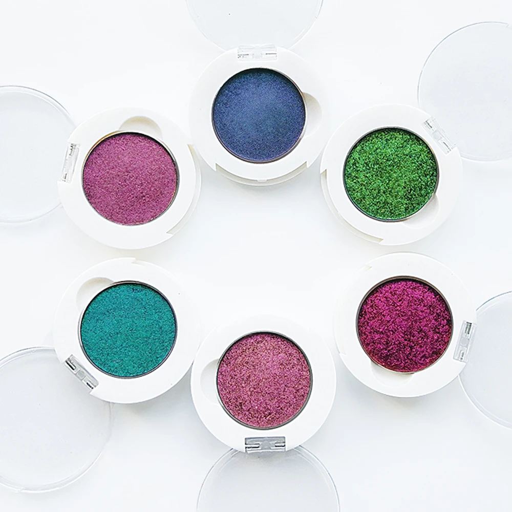 Крутые градиентные тени для век один металлик разноцветные пигменты сияющий