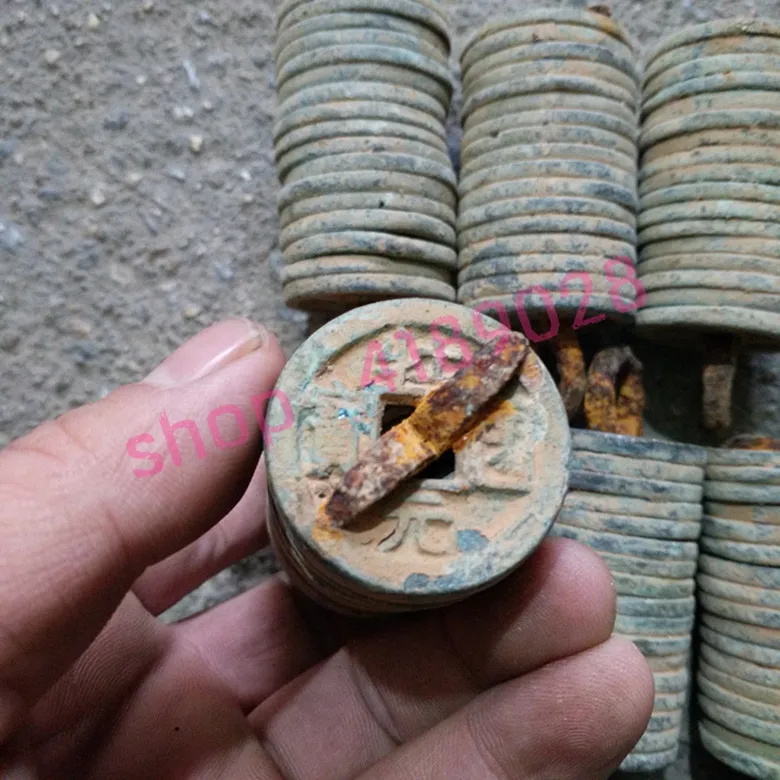 Десять императоров династии Цин медные наличные струна коллекция антикварных