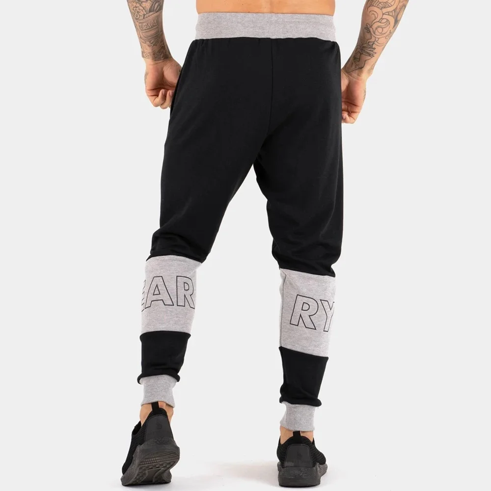 Мужские облегающие спортивные брюки повседневные для пробежек тренировочные