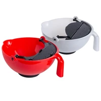multifunctional mixing bowl with spatula plastic salad bowl mixing bowl salad multi purpose mixing bowl kitchen tools