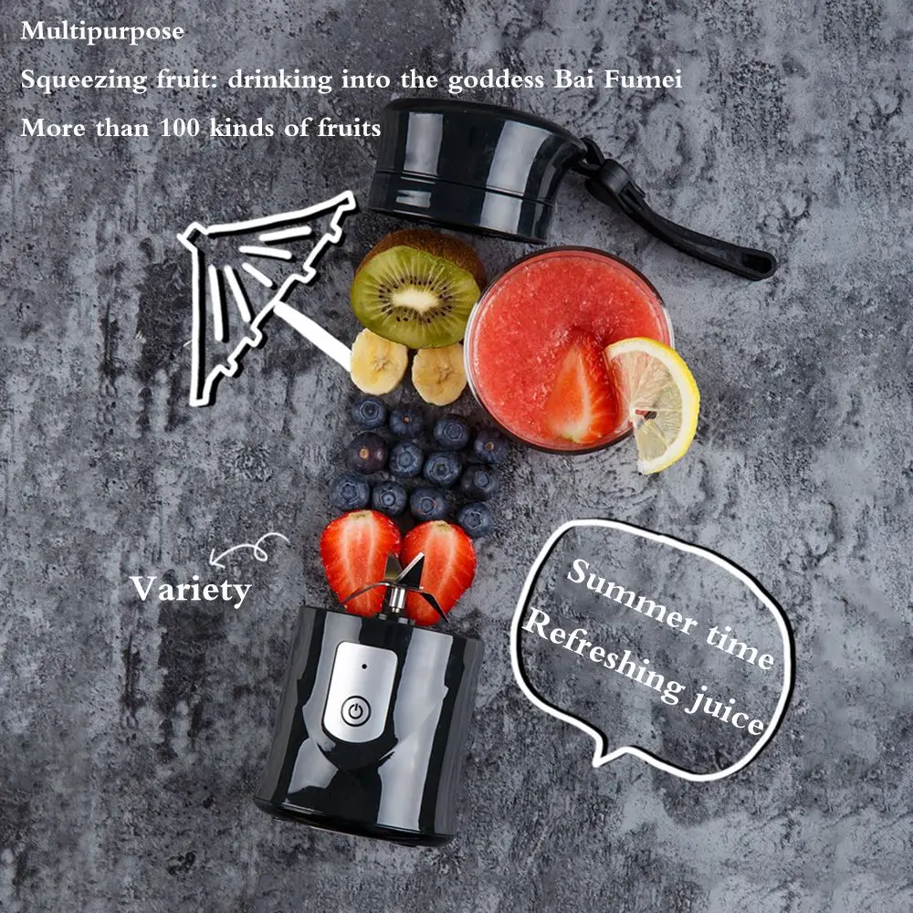 Портативный Мини Путешествия фрукты USB соковыжималка чашки личный маленький