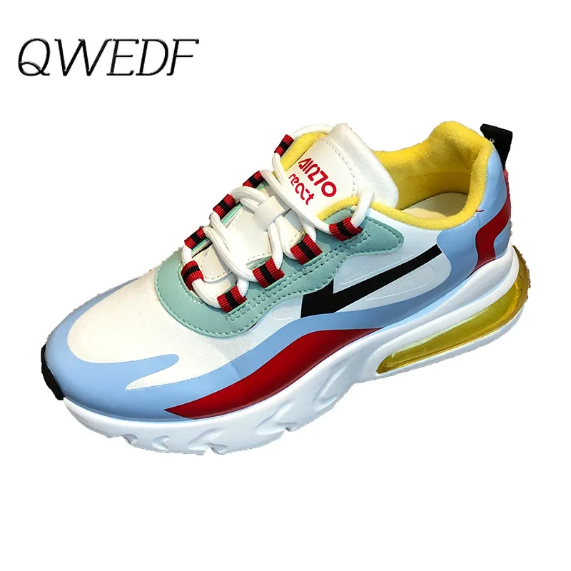 QWEDF Новинка 2019 года сезон осень классические женские кроссовки на массивном