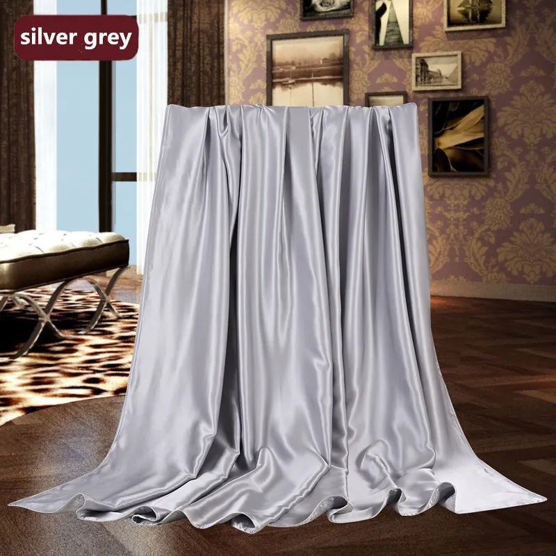 22mm Seam Silk Duvet Cover 1PC 100% Mulberry Twin Full Queen King Cal.King Size can be customized ls190620 | Дом и сад