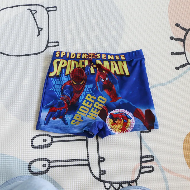 

Disney Spider-Man Children's Swimming Trunks Summer Boxer Swimming Trunks Boys Student Hot Spring Quick-drying Swimsuit