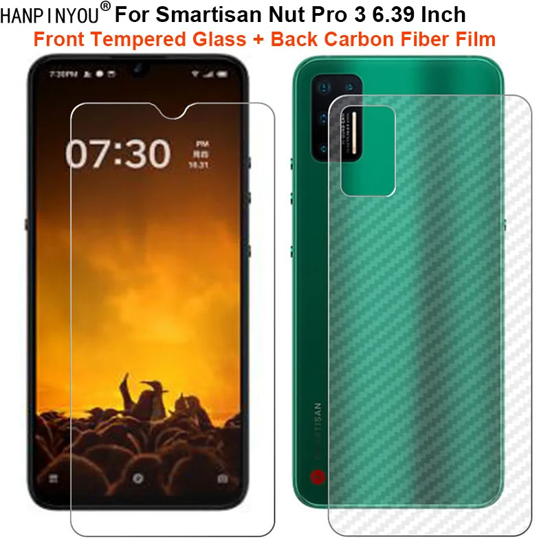 Для Smartisan Nut Pro 3 Pro3 6 39 &quot1 комплект = мягкая задняя углеволоконная пленка +