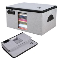 high capacity multilayer briefcase office documents organize package credentials credit card wallet storage pouch accessories
