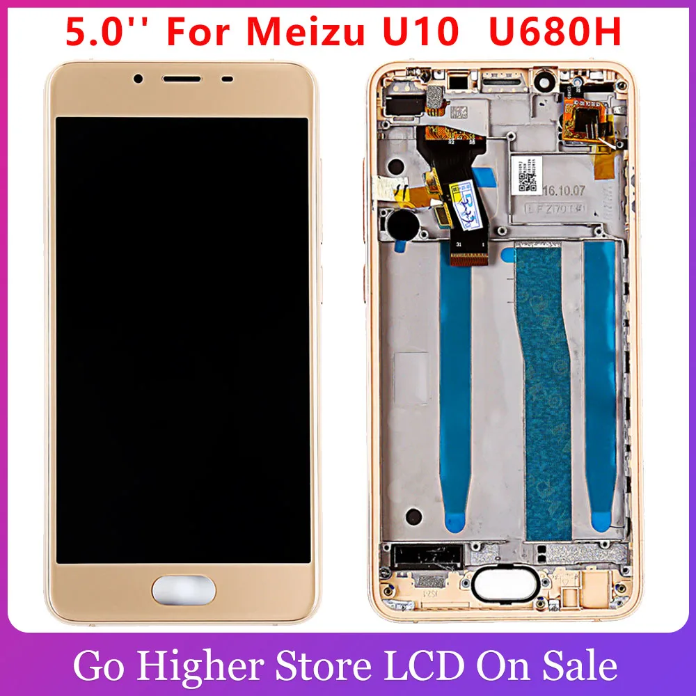 5 0 ''для Meizu U10 LCD дисплей кодирующий преобразователь сенсорного экрана в сборе