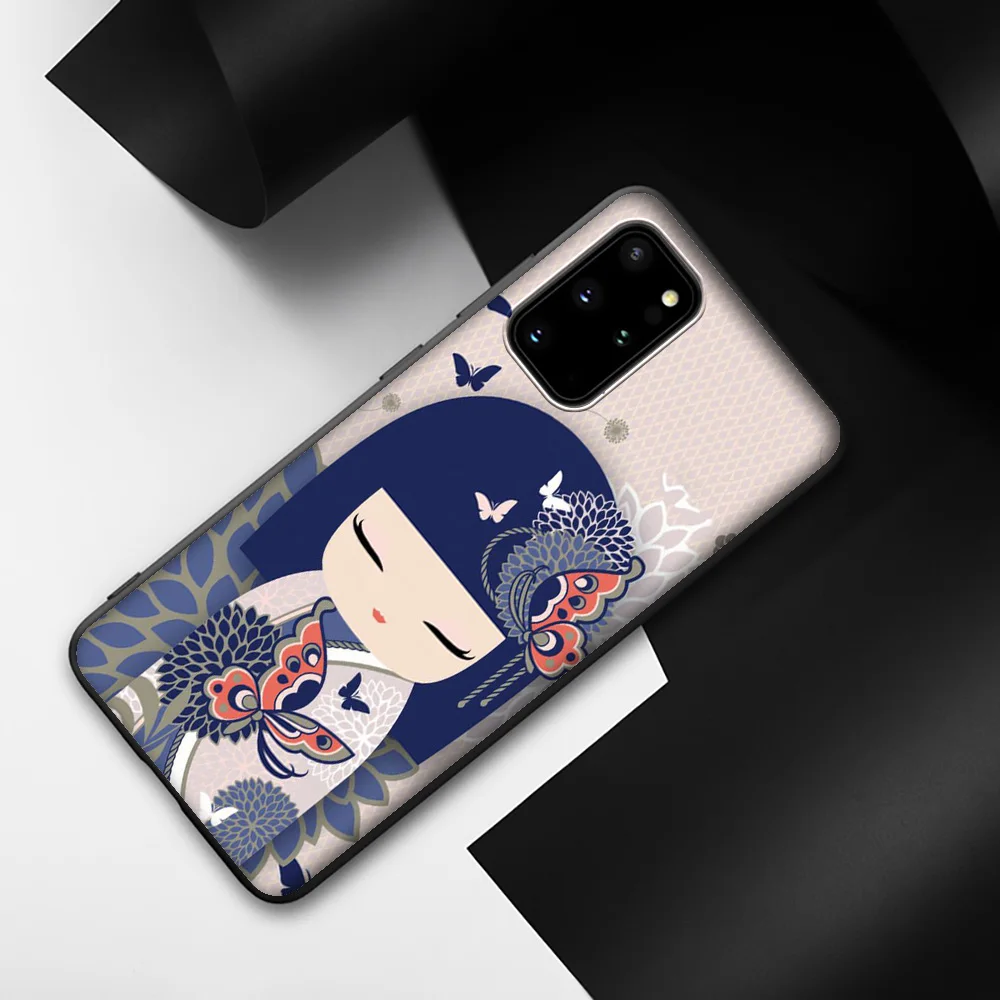 Lavaza kawaii Japanese Kokeshi doll чехол для Samsung A01 A11 A21 A41 A2 Core A20e A70s J4 J7 Duo J6 J8 Plus Prime | Мобильные