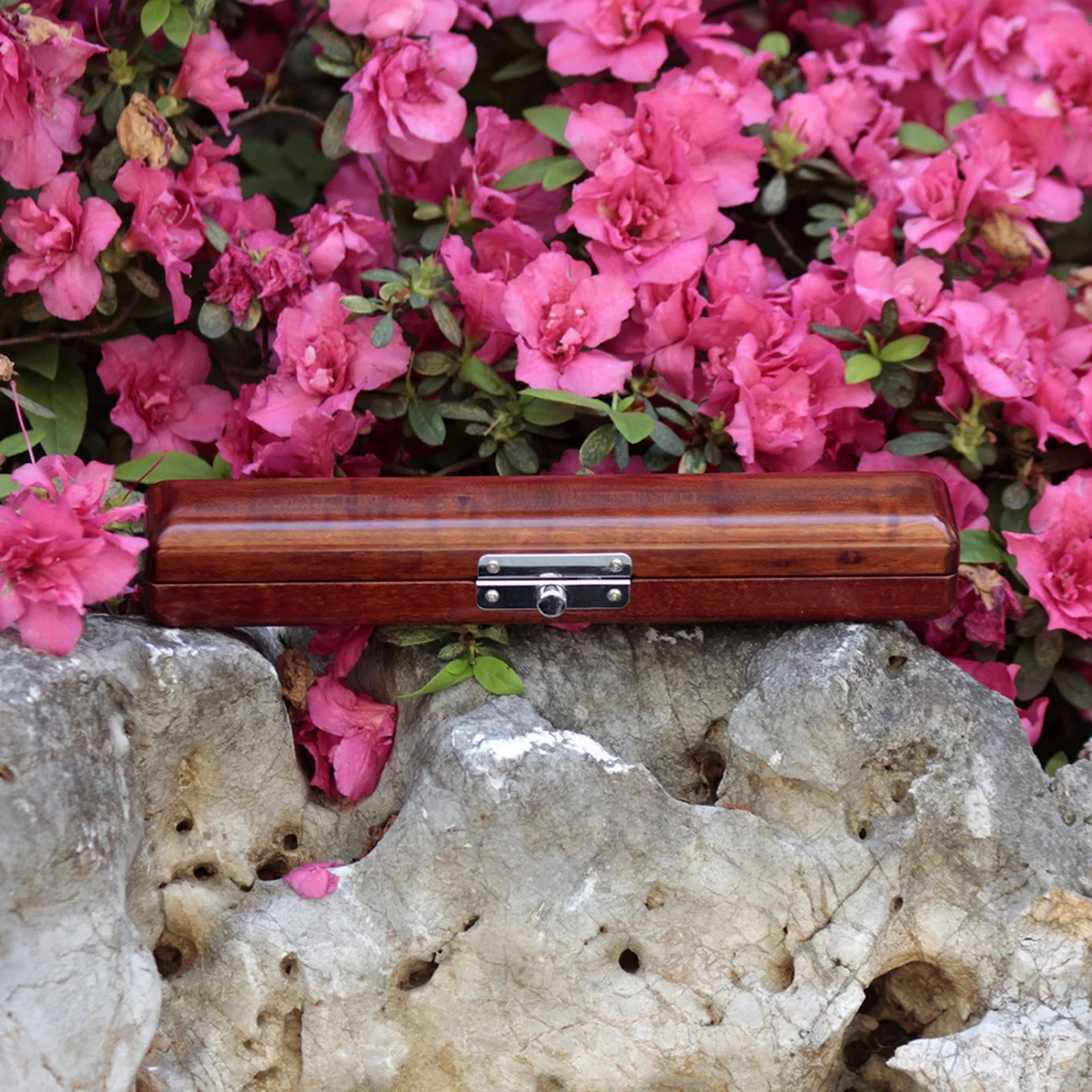 

Мундштук из ореховой канавки, высокое качество, искусственная головка, деревянный чехол для хранения, детали для музыкальных инструментов