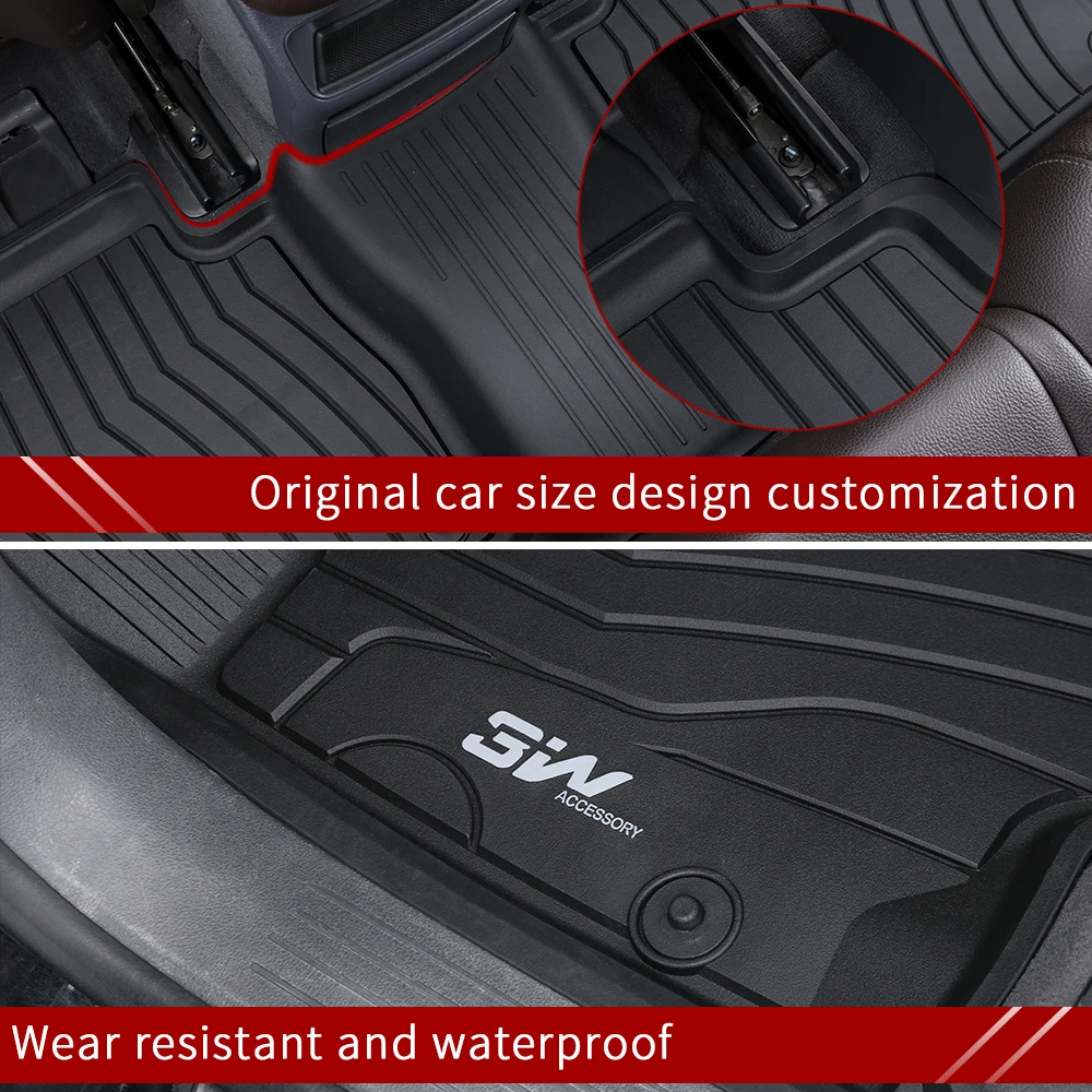 Напольный коврик из ТПЭ для Mercedes gle w167 напольный v167 2020 350/amg 450 500e