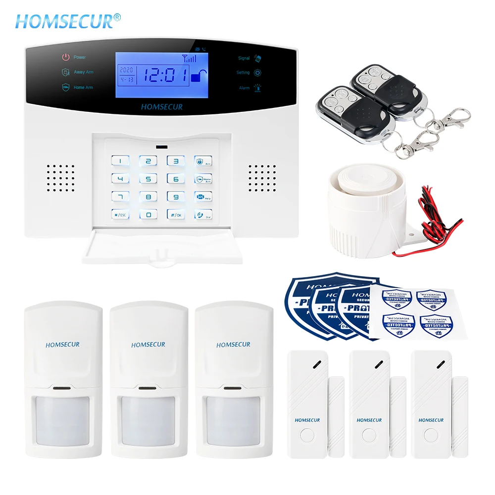 _ & Проводная SMS автоматическая система охранной сигнализации с автодозвоном +