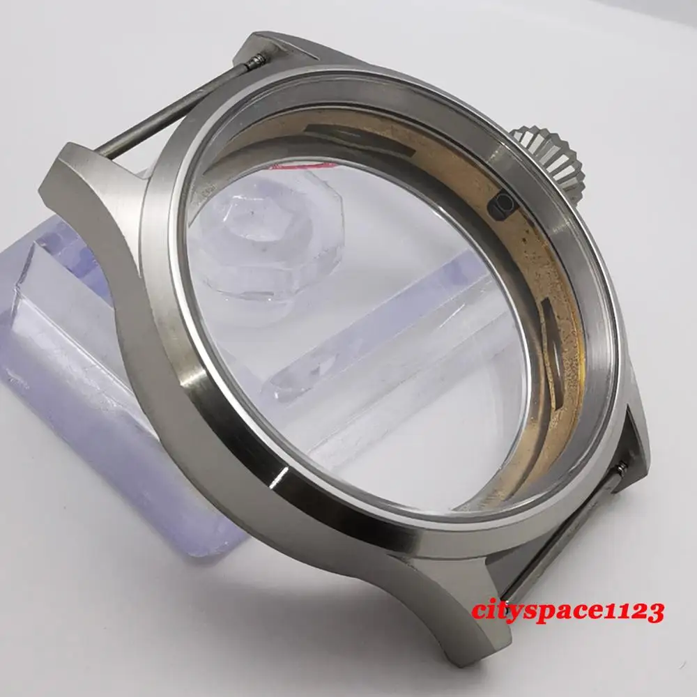 Мужской чехол из нержавеющей стали 316L с сапфировым стеклом и начесом для часов 43