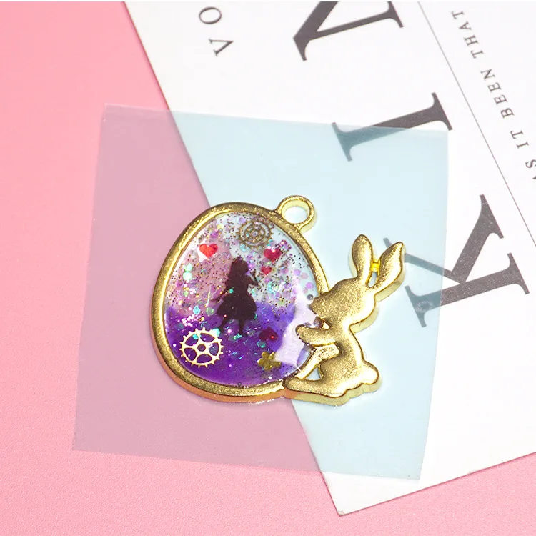 Прозрачная лента 50 мм для открытой задней панели подложки УФ-смолы Kawaii