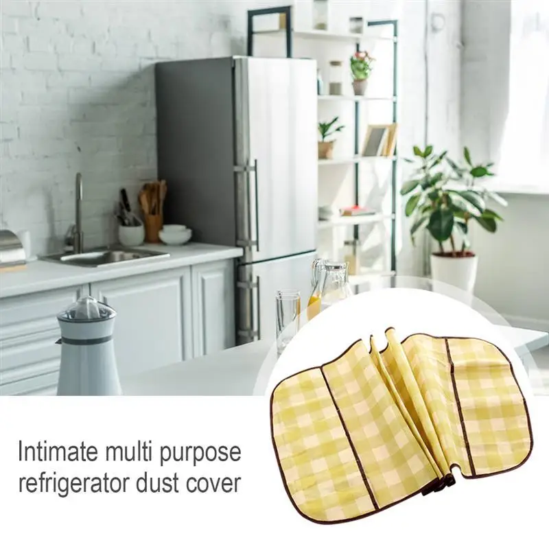 

Refrigerator Dust Proof Cover with Pocket Multipurpose Dust Cloth Washing Machine Cover Household Home Storage