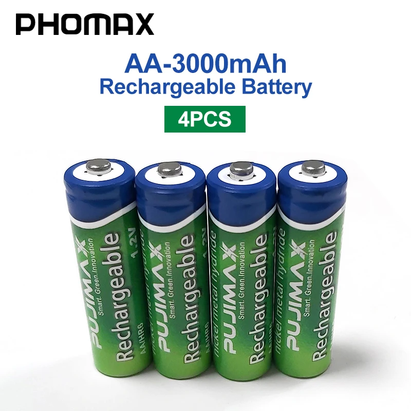 4 шт./партия аккумуляторные батарейки 1 2 В AA радиокамера 3000 мАч Предварительно