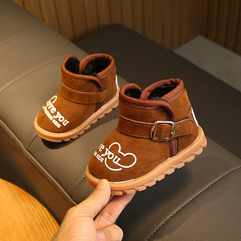 JUSTSL новая зимняя модная обувь для маленьких мальчиков и девочек детские сапоги