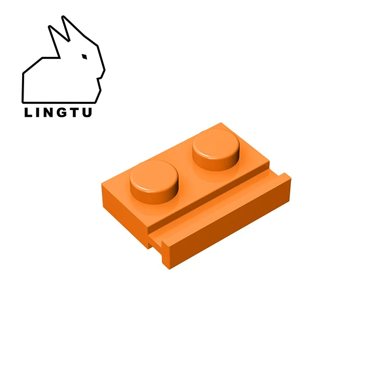 LINGTU строительный блок для бренда Fro Lego 32028 1x2 пластин Развивающие детские