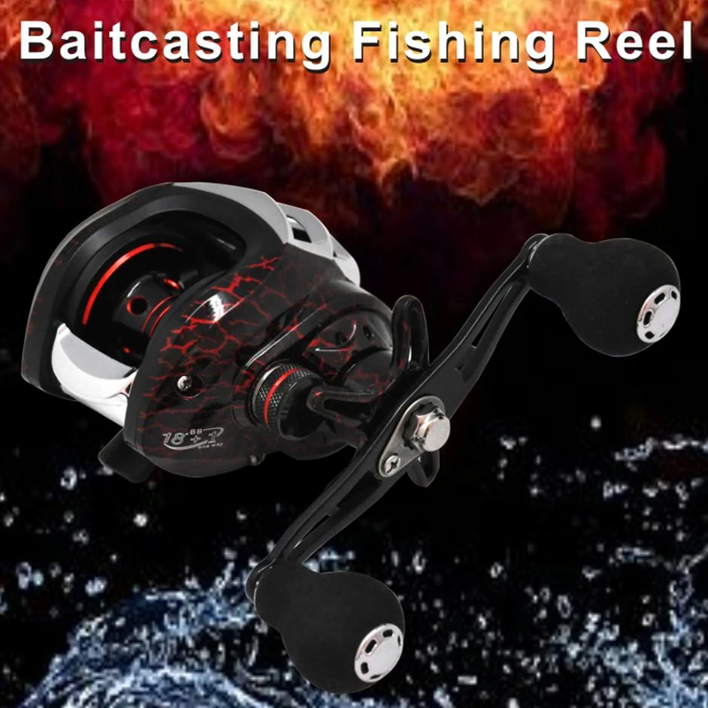 

Metal Spool Spinning Baitcasting Reel Gear Ratio 7.2:1 18+1BB Left/Right Hand Saltwater Fishing Coil Long Distance Casting Reel