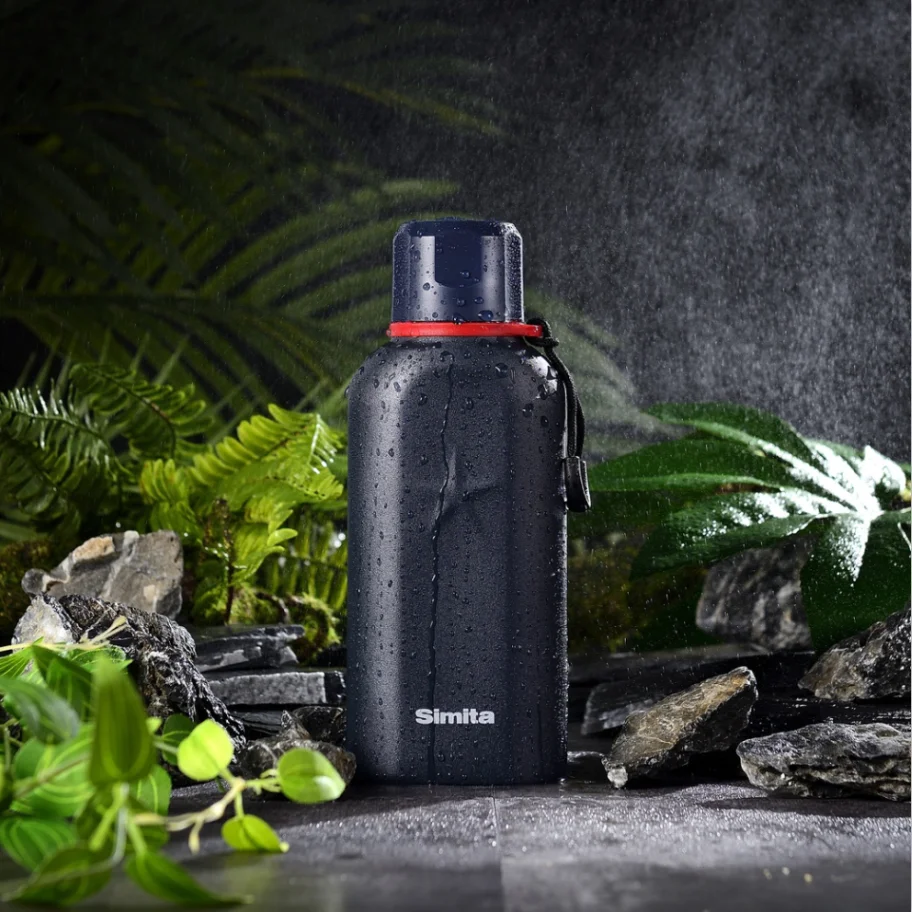 Вакуумные фляжки Simita термос-стакан с силиконовой противоскользящей основой