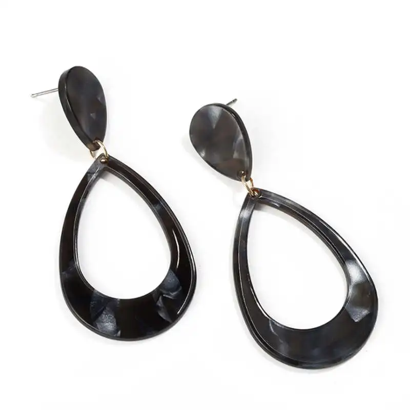 Женские украшения новые акриловые геометрические серьги неправильной формы