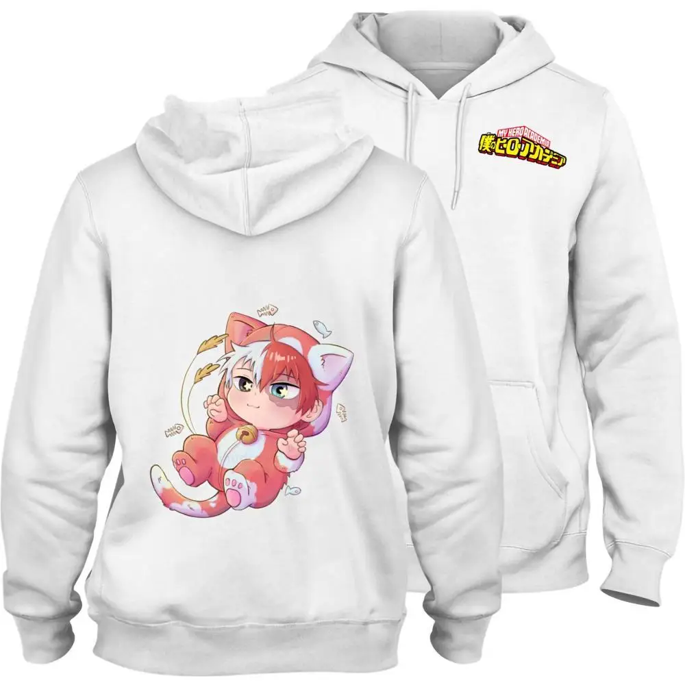 

My Hero Academia Printing Graffiti Personalise Cotton Hooded Sweatshirt Leisure Unisex Activewear Academia-138