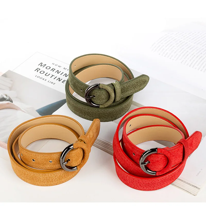 Ремень кожаный женский красный черный Леопардовый|Женские ремни| |