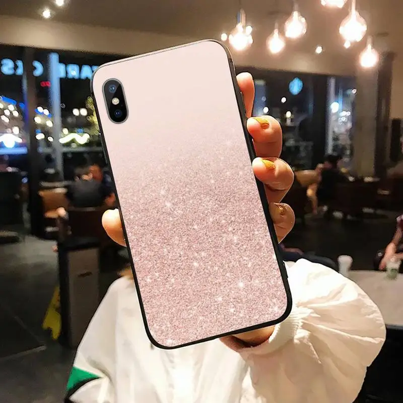 

Pink shiny Luxury high quality Phone Case for iPhone 11 12 pro XS MAX 8 7 6 6S Plus X 5S SE 2020 XR