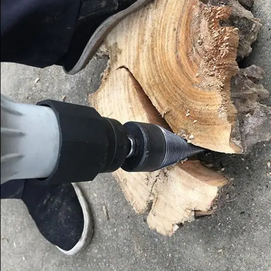 @ 3 шт. разветвитель древесины сверла съемный дровяной сплиттер сверло