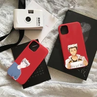 bokuto k%c5%8dtar%c5%8d haikyuu anime phone case candy color for iphone 6 7 8 11 12 s mini pro x xs xr max plus