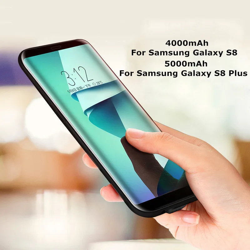 Чехол NTSPACE 5000 мАч для Samsung Galaxy S8 Plus Ультратонкий чехол с резервным внешним