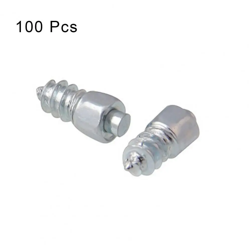 

100Pcs Sole Studs Reusable Practical Metal Replacement Tire Screws for Car