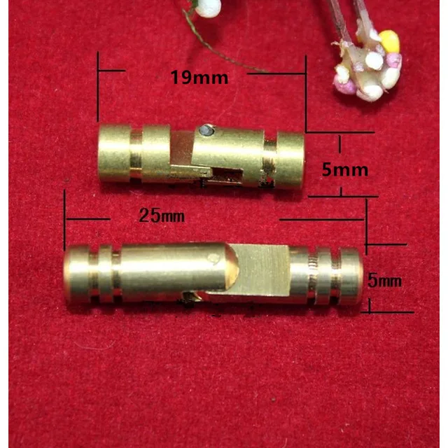 100 шт. оптовая продажа латунные цилиндрические дверные петли болты антикварные