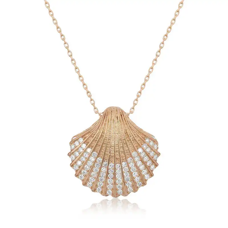 

Silver Oyster Lady Necklace