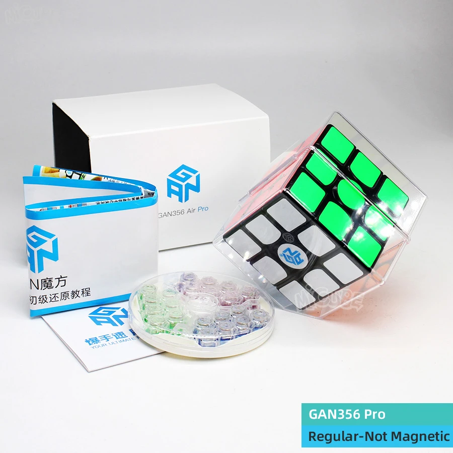 Air Pro-Black 3x3x3 Gan 356 Air Master Advance Master Gan Air S Gan Air SM Магнитные подарки Cfop формула карты скорость магниты магические кубики 3x3 - Цвет: Air Pro-Black