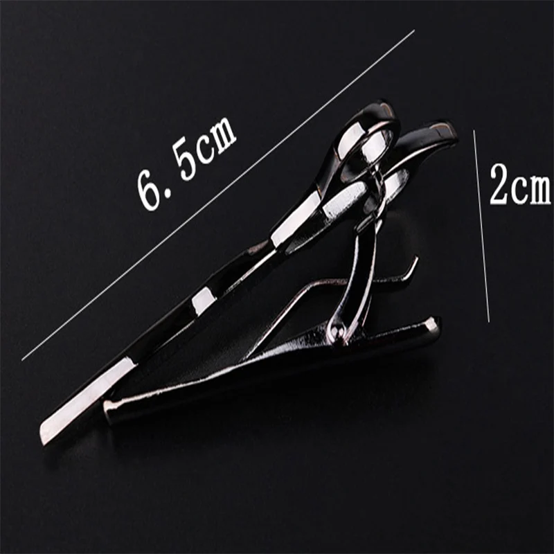 KBAP Мужские Модные металлические зажимы для галстука серебристые золотые черные