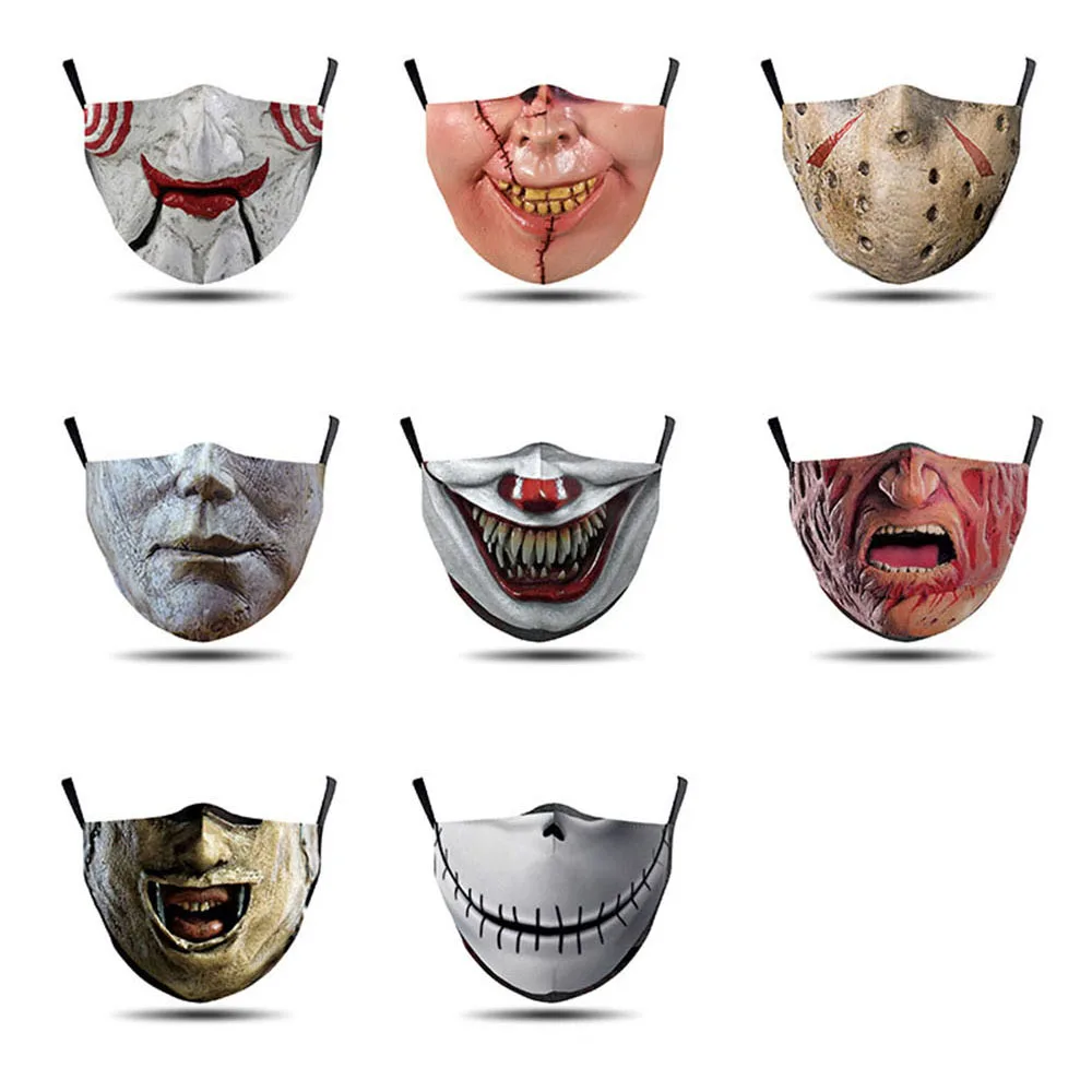 Новые забавные ужас-Джек рот Косплэй Для женщин мужчин маски унисекс уход за