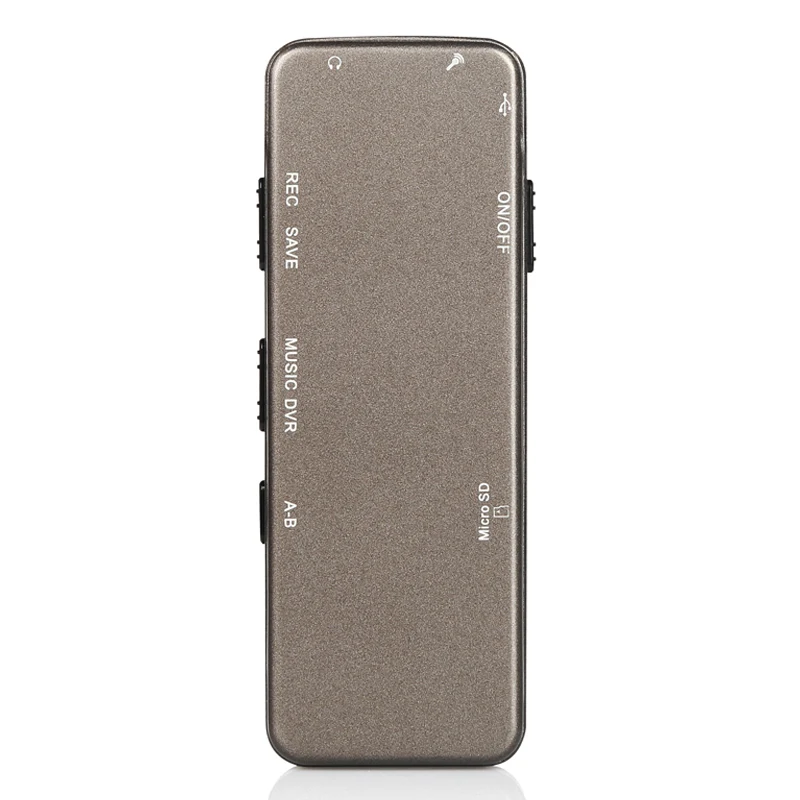 8Gb Voice Recorder Usb Business Portable Digital Audio With Mp3 Player Support Multi-Language Tf Card To 32Gb | Электроника