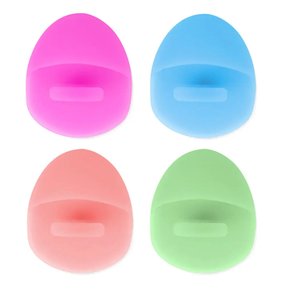 

4 Color Silicone Cleaning Pad Wash Face Facial Exfoliating Brush SPA Skin Scrub Cleanser Face Cleaning Tools Manual Face Washing