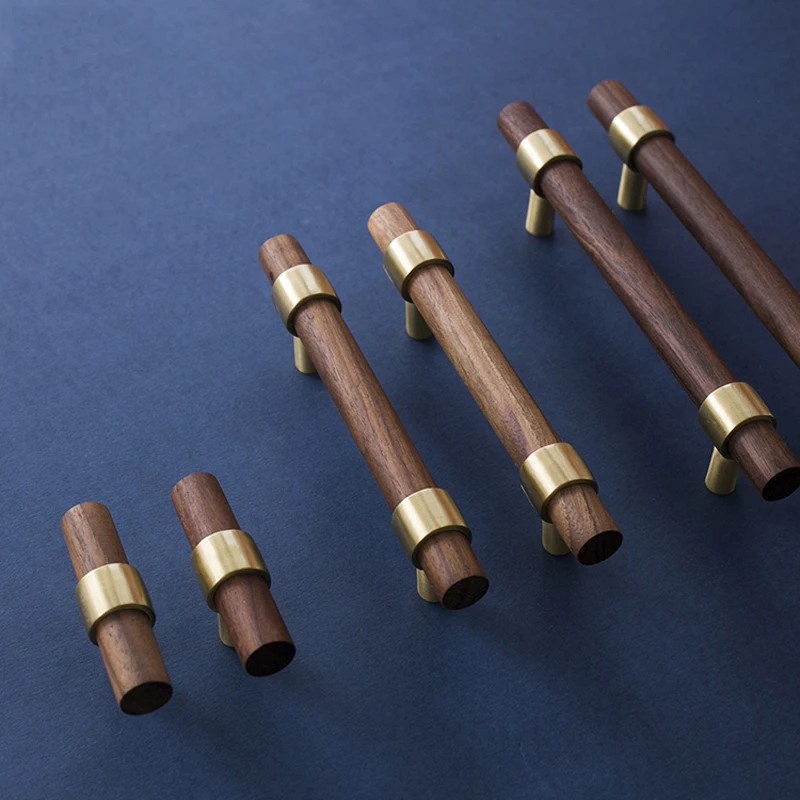 Простые современные латунные ручки Мебельная ручка шкафа кухонный ящик и