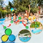 Водяные шары прыгают на водный бассейн прыгают Мячи пляжные игрушки для детей Взрослые бросают и прыгают по воде прыгают забавные игры