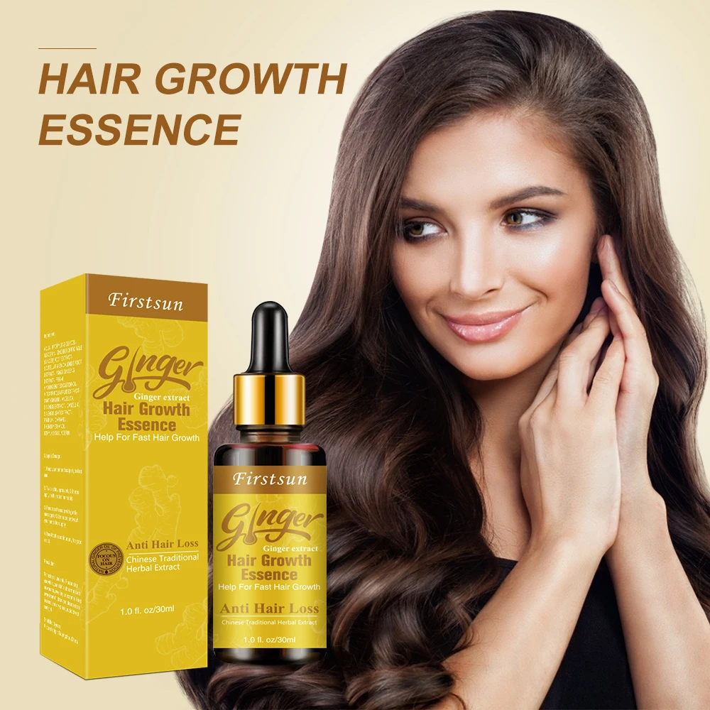 

Ginger Hair Growth Essence 7 Days Germinal Hair Growth Serum Essence Oil Hair Loss Treatment Growth Hair for Men Women