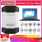 Диагностические инструменты VXDIAG C6 для автомобилей Mercedes Benz, все системы, кодирование ЭБУпрограммирование, активное тестирование, поддержка 2005-2021 года